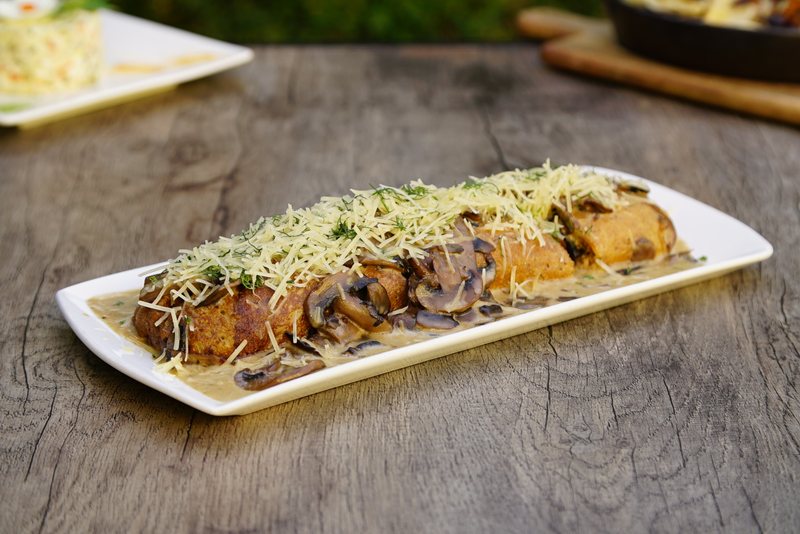 Chicken blintzes